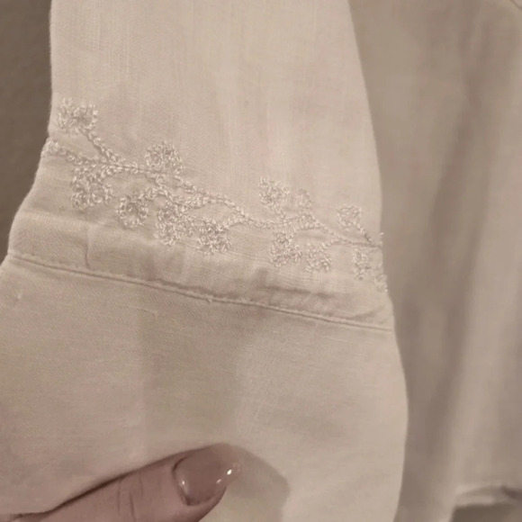 100% Irish linen blouse - Picture 7 of 12